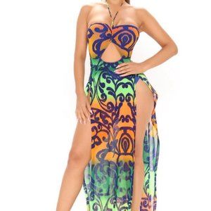 Yacht Days Maxi Dress - Fashion Nova